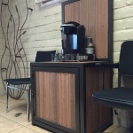 multipurpose metal and wood cabinet image