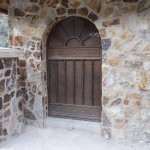 arched metal door image